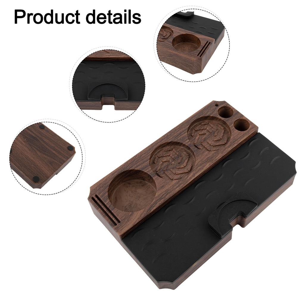 Washable Card Slot Design Espresso Tamper Station Ensures Cleanliness