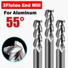 3 Flutes 3 Flutes End Mill Tungsten Engraving Router Bits CNC 3D Carving Bits CNC Carving Bit