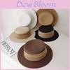 Paper Straw Wide Brim Sun Hat For Women Summer Beach Casual Sun Protection