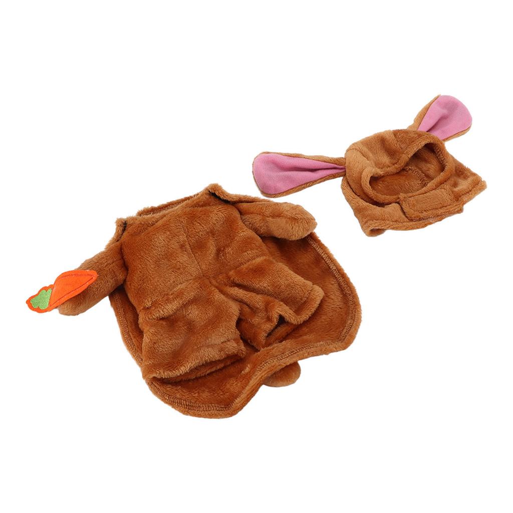 Hunde-Hoodie-Kostüm Niedlich Lustig Herbst Winter Warm Haustierkleidung für Kleine Mittelgroße Hunde