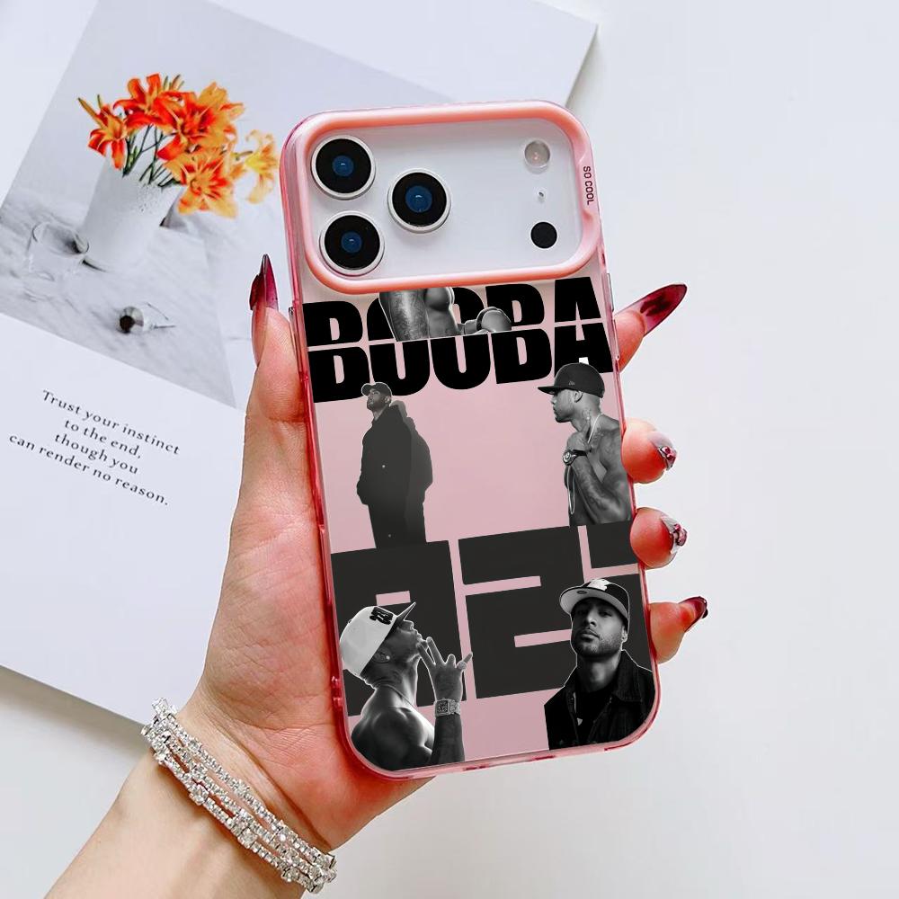 B-Booba Sänger Handyhülle Für iPhone 17 16 15 14 13 12 11 Pro Max Air Matt Laser Aurora Stoßfest Funda
