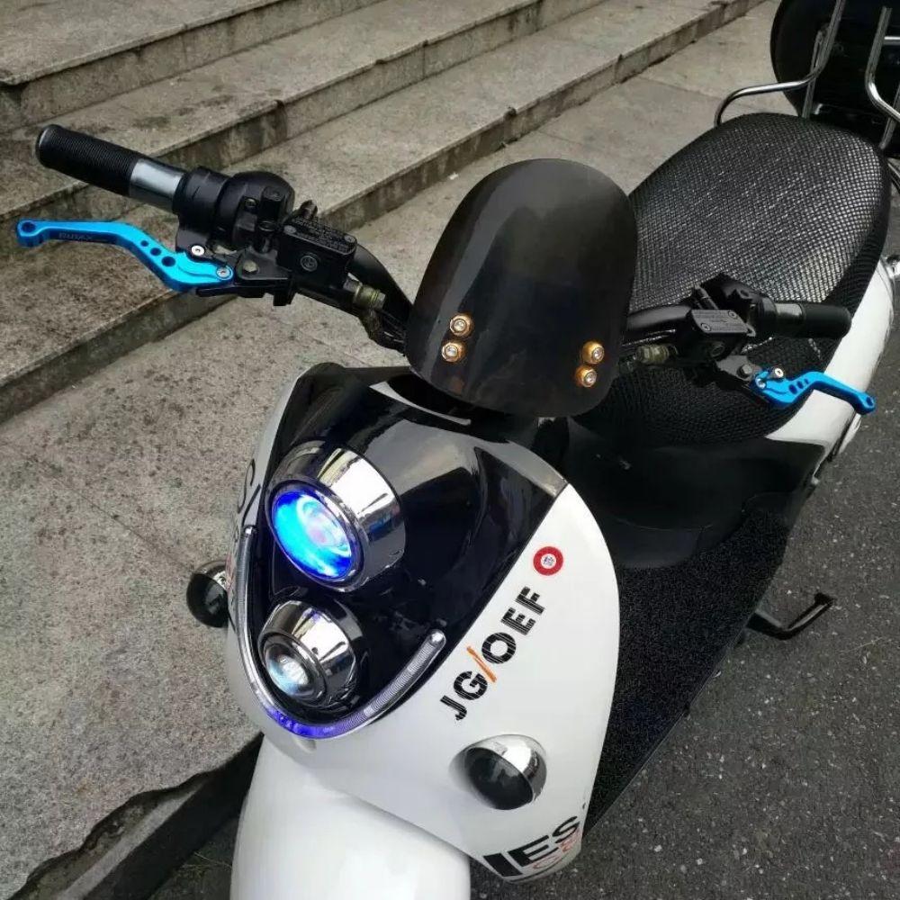 Motorcycle modification accessories CNC double disc brake handle adjustable electric vehicle brake lever