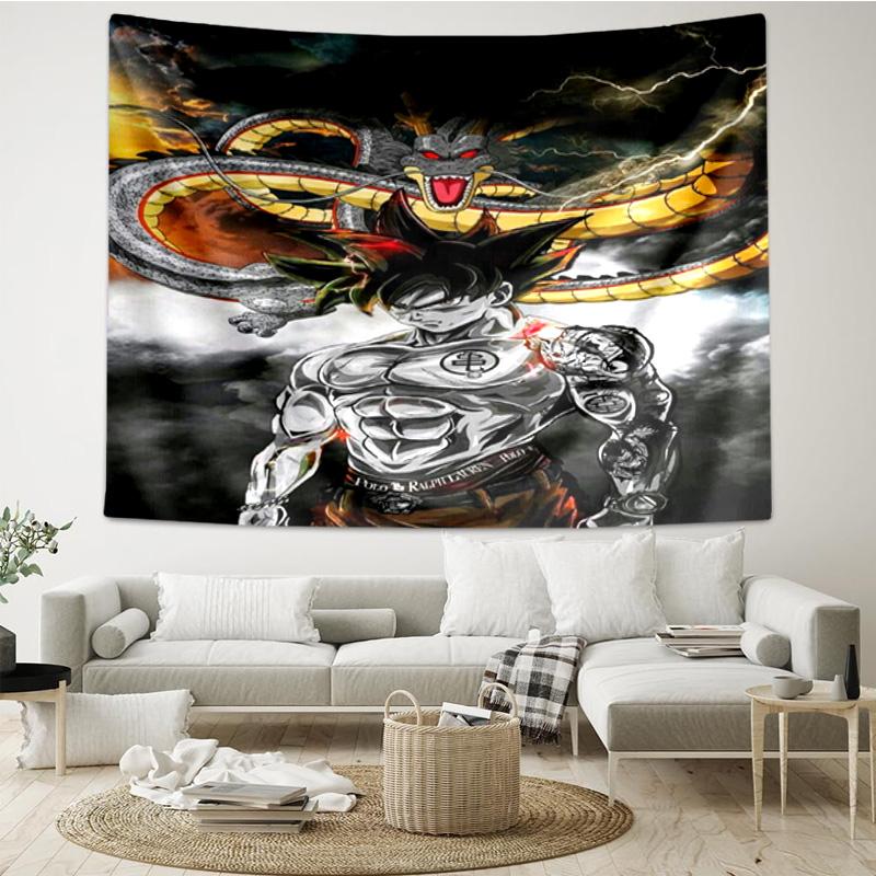 Dragon anime Artwork Tapestry Hanging for Bedroom,Livingroom, Playroom,Decor Art Room Wall Tapestry Holiday and Birthday Gifts