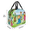 Anime Heidi Ragazza delle Alpi Fumetto Cartone Animato Riutilizzabile Pranzo Scatole Multifunzione Frigo Termico Cibo Isolato Pranzo Borsa Scuola