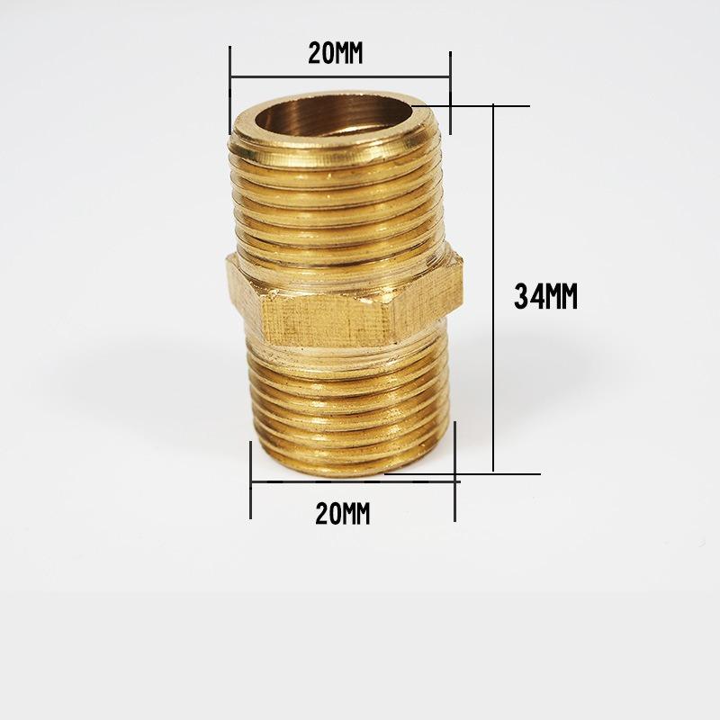 Pneumatic Plumbing Brass Pipe Fitting Male/Female Thread 1/2 BSP Tee Type Copper Fittings Water Oil Gas Adapter