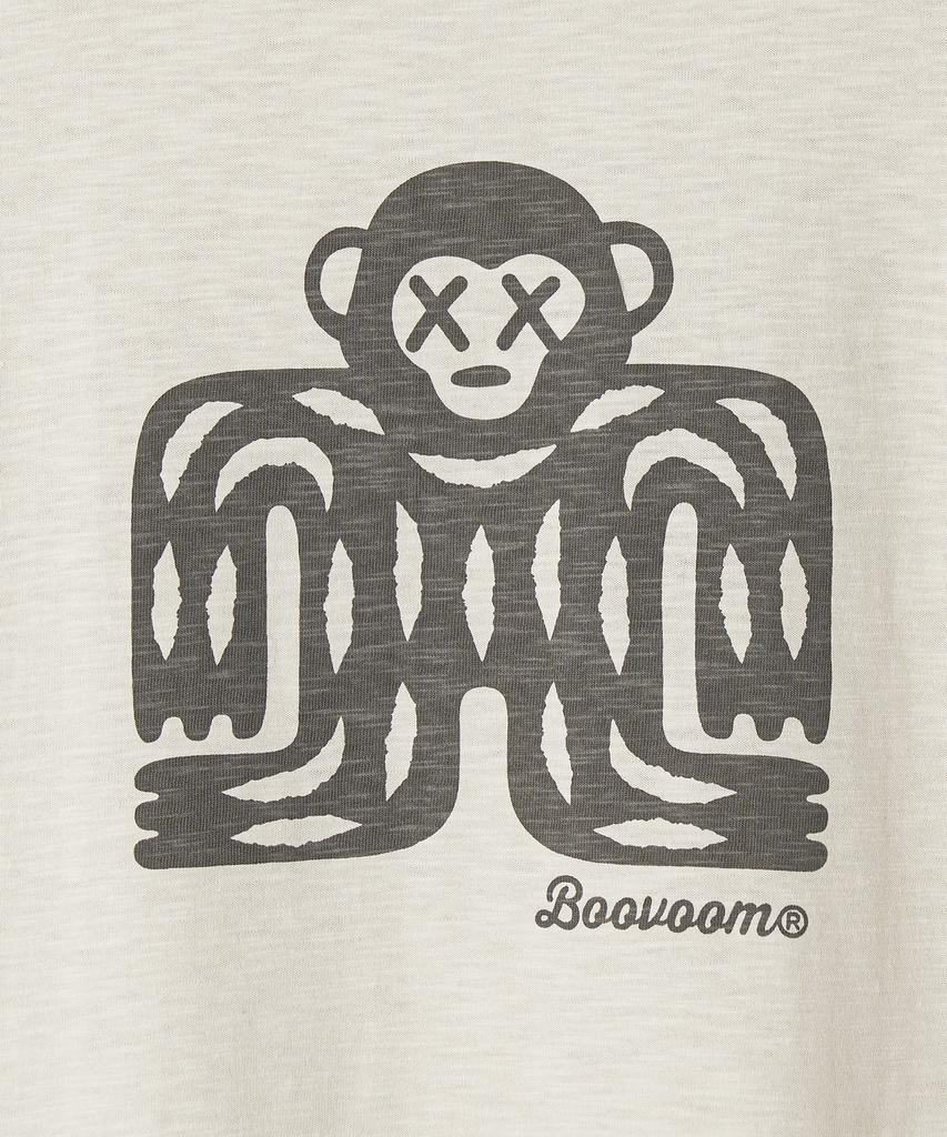 BOOVOOM [Plus Size] Bvm Stamp Label Pocket Stitch T-Shirt
