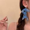Retro Drop Earrings Elegant Ear Jewelry Simple Long Tassel Earrings  Girls