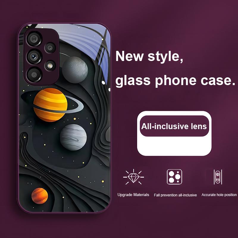Multiple Star Universes For Samsung Galaxy S23 24 Plus S20 21 FE S25 Ultra A70 72 73 51 52 53 Tempered Glass Phone Case
