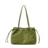 Fashion Faux Suede Hasp Sewing Thread Shoulder Bags 2026 Hot Sale Large Capacity Commute Stylish Design Women's Crossbody Bags