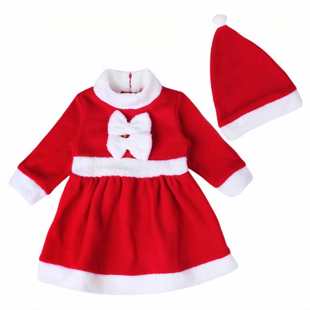 Weihnachtsmann Cosplay Kinder Weihnachten Weihnachtsmann Kinder Niedliches und Warmes Weihnachtsmann-Outfit für Jungen und Beinhaltet Flauschiges Perfekt für Weihnachtskostüm Schule Kulturell