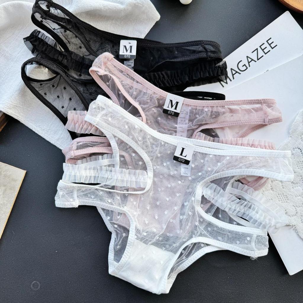Clearance Ice Silk Lace Low-Rise Women's Panties