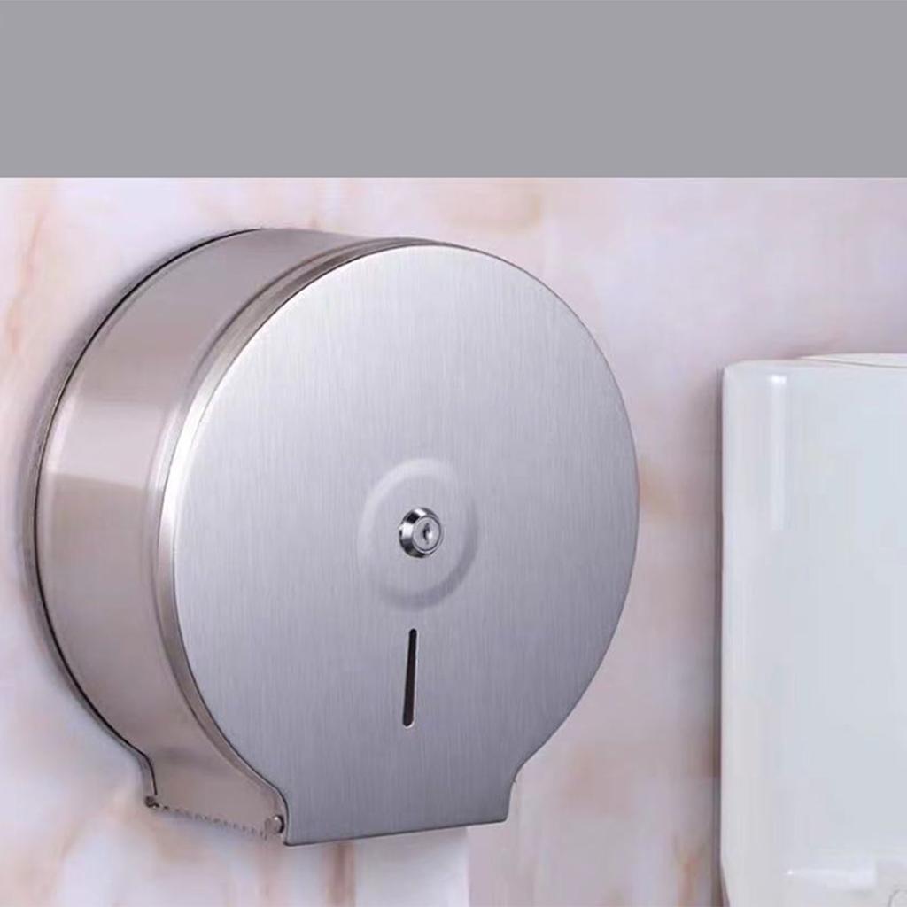 Paper Towel Holder Stainless Steel Satin Finish Waterproof Toilet Paper Holder Tissue Dispenser Towel Tissue Dispenser