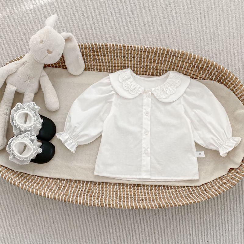 Kayoudo Girls  Doll Collar Shirt & Suspender Dress Set 73CM