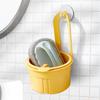 Kitchen Sink Hanging Strainer Basket Multifunctional One Touch Push Type Sink Drain Basket Automatic Dumping Basket Saving Drain
