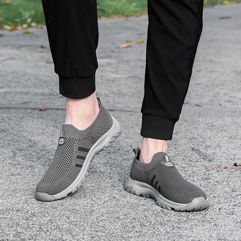 Genuine Foot Shoes Women's Summer New Breathable Middle-aged and Elderly One-pedal Non-slip Soft-soled Mother Shoes Casual Sports Shoes