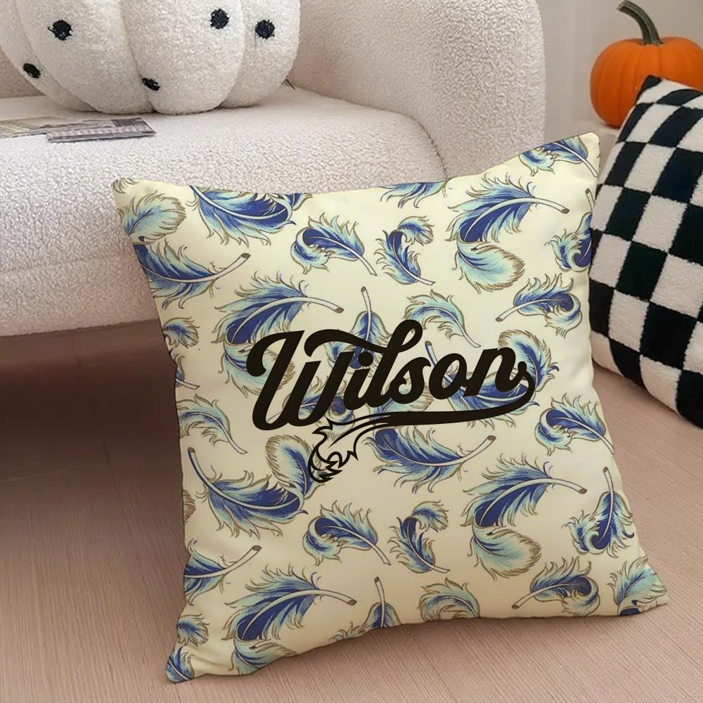 brand classic WWilson Cushion Cover Throw Pillow Cover Hidden Button Durable Polyester Chair Cushion