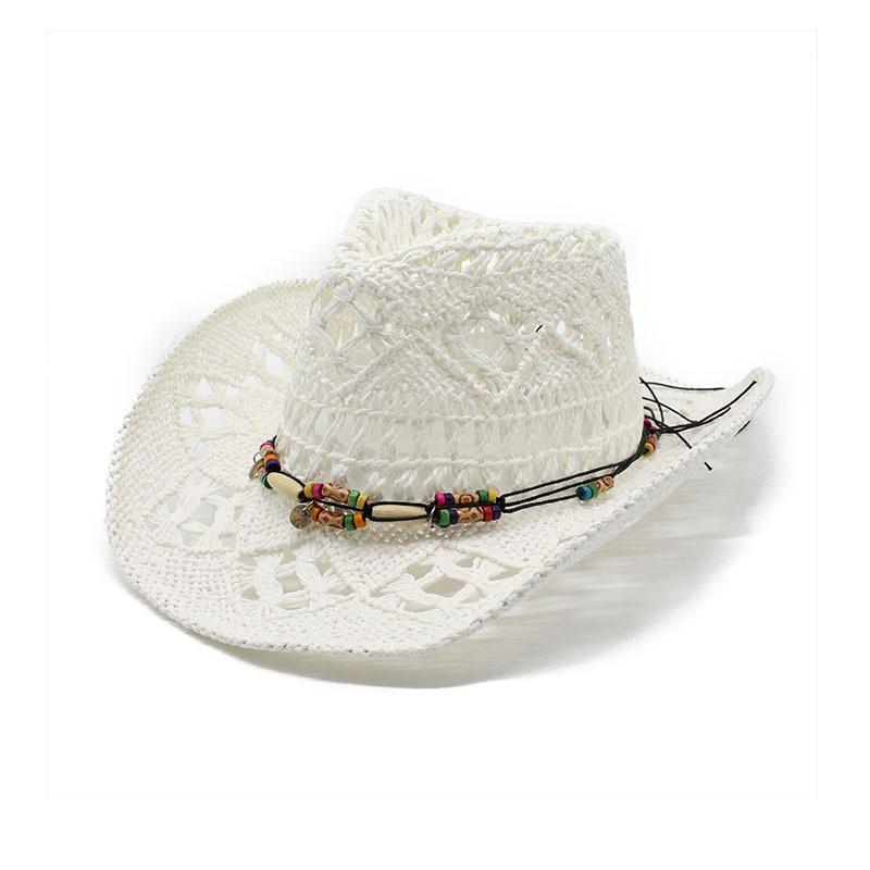 Vintage Cotton Straw Hat For Summer Sun Protection With Wide Brim For Beach And Casual Wear