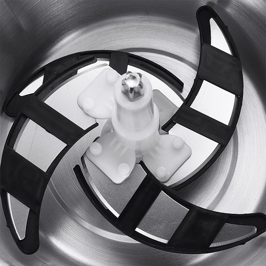 3L 2 Geschwindigkeiten Elektrischer Fleischwolf Edelstahl Elektrischer Zerkleinerer Automatische Hackmaschine Leise Küchenmaschine 800W