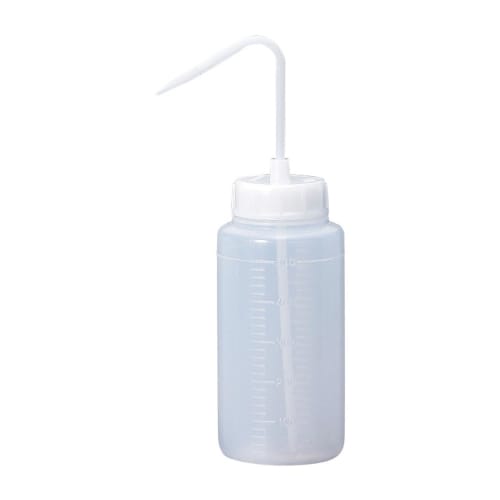Niigata Seiki BeHAUS Made in Japan Poly Wide Mouth Washing Bottle, 500ml, WPS-500