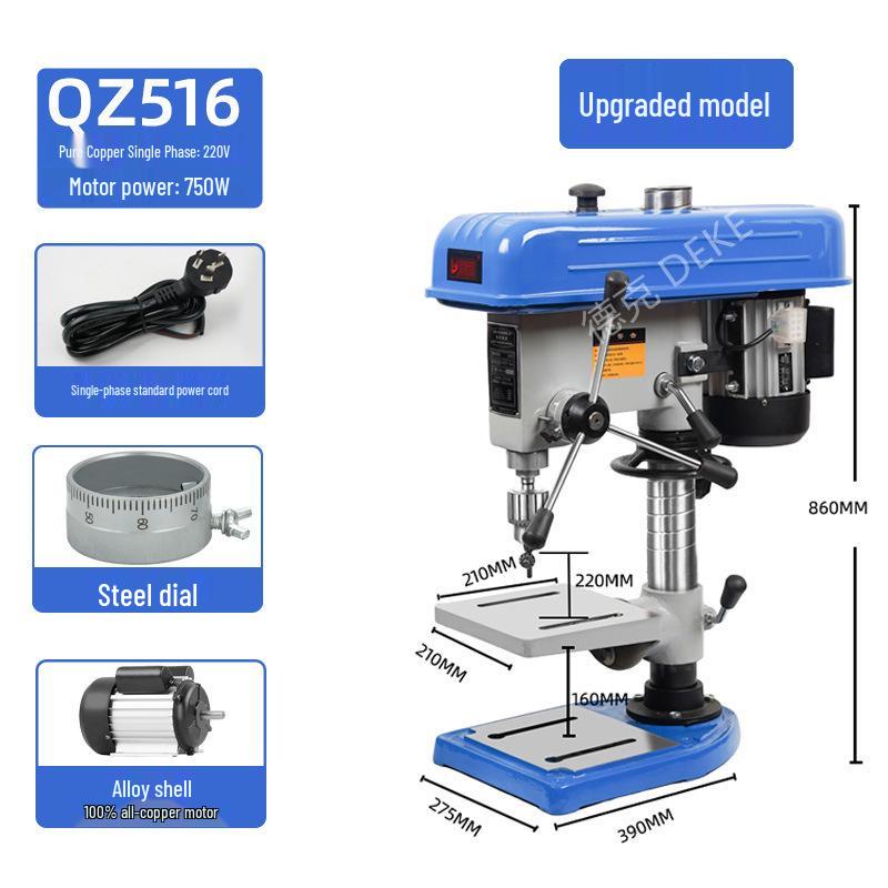 Deke Z516BC 16mm High Power 750W Bench Drill Press & Mill Machine