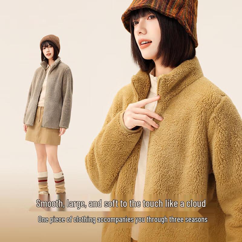 Women's Fleece Stand-Collar Warm Jacket