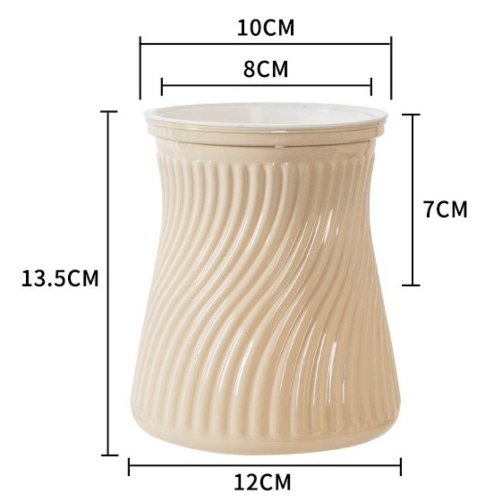

New Self Watering Hydroponic Plants Pot Removable Plastic Flowerpot Transparent Mini Succulent Planter Tabletop Vase абрикосовий