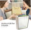 A4 Metal Wall Mounted Document Holder with Transparent Display Board 5 Removable Panels Folder Design Made in China