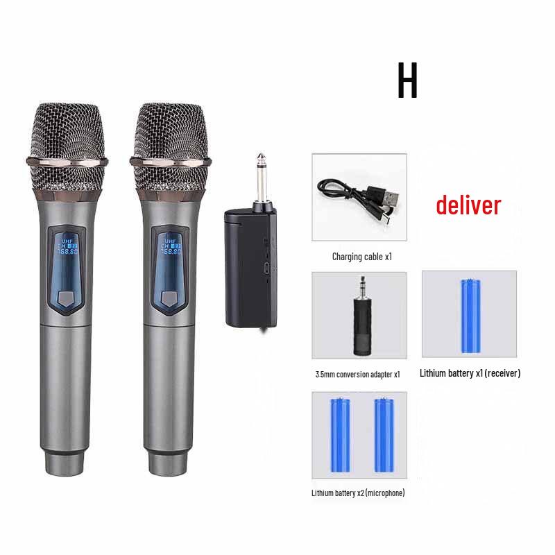 Universal Wireless Microphone & Outdoor Speaker for Live Singing and Broadcasts