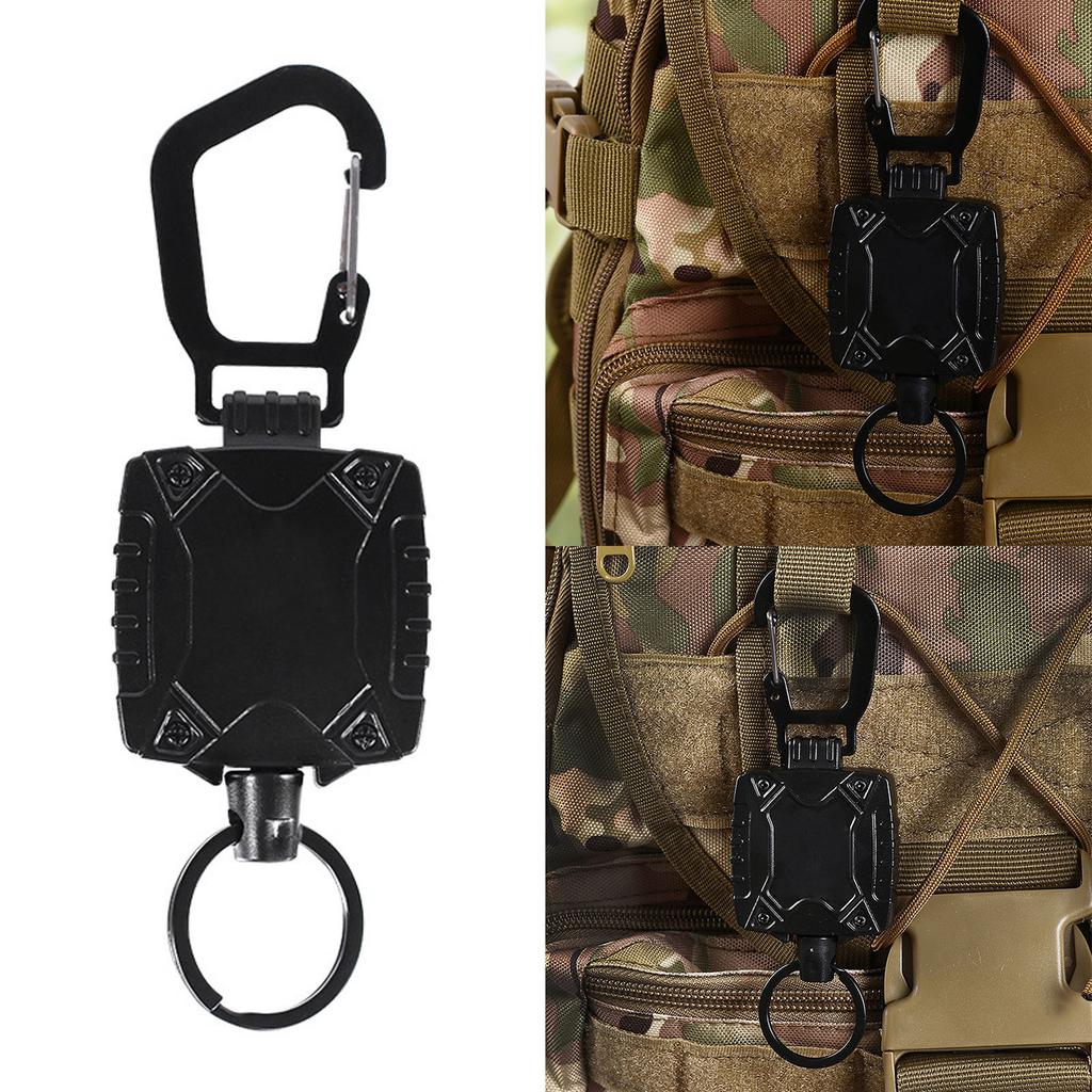 Retractable Keychain Badge Holder Key Reel Heavy Duty Key Chain Key Holder