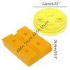 X7JF Universal Pad Lifting Support Pads Adapter for Jack Stand Universal Rubber Slotted Frame Pinch Welds Protector