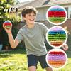 Häkel-Jonglierball Handgestrickter Fußsack, Mehrfarbiger Beutel für Outdoor-Spiel, Gewebter Kickball für Erwachsene, Bunte Bälle für Kinder, Erwachsene,