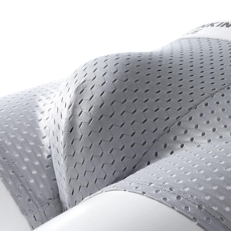 Trendy Breathable Ice Silk Men's Boxer Briefs - Skin-Friendly, Soft, Comfortable, Lightweight