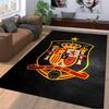 Spain Football Emblem Set Designed floor mat, suitable as a non-slip mat for the living room or bedroom sofa