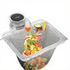 BOJIDO Sink Triangular Drainer Food Waste Disposal Container with Suction 50 Easy Installation Net, Cups, Sheets, Foldable, Space-Saving,
