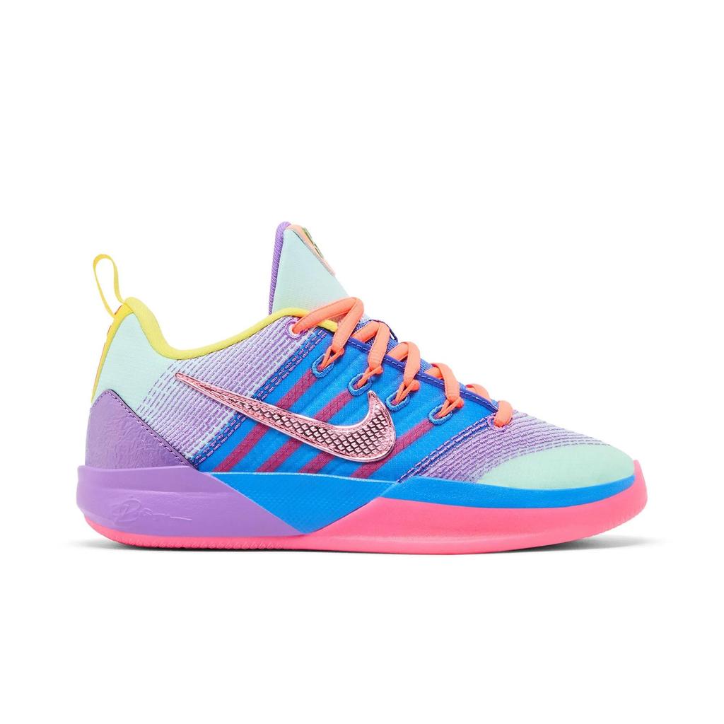 Nike Sabrina 3 Grade School 'What the Family' (Unisex) Igloo / Blue Crystal / Light Atomic Pink / Hot Lava Kids' Basketball Shoes IR3208 300