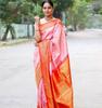 Beautiful Golden Jari with New Design Soft Lichi Silk Saree