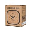 Dulton Square Alarm A compact alarm clock with a silent ticking sound that never tire Sweep Height Width Depth Clock, Black. charming, you'll of.