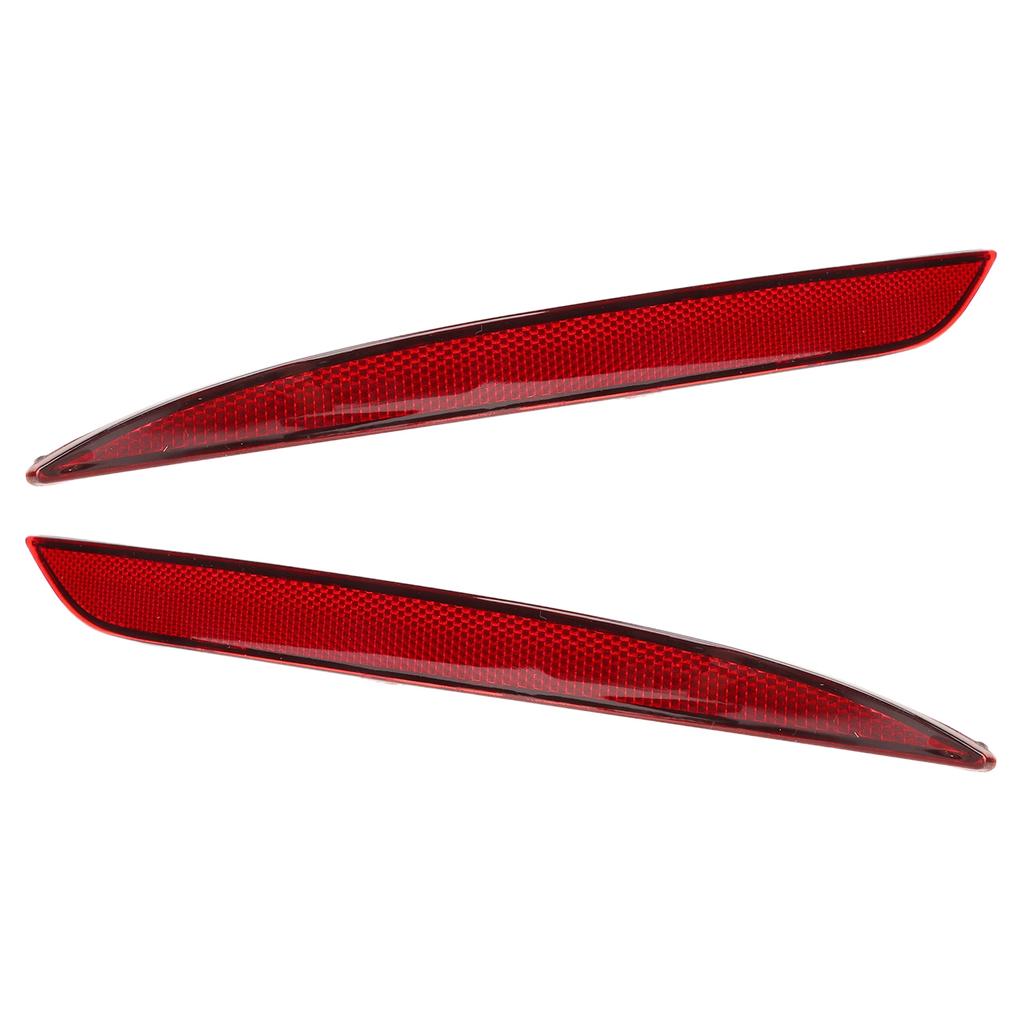 Red Bumper Reflector Lights Rear Bumper Reflector Red Lens Car Tail Reflector Light Replacement for 2017 to 2025
