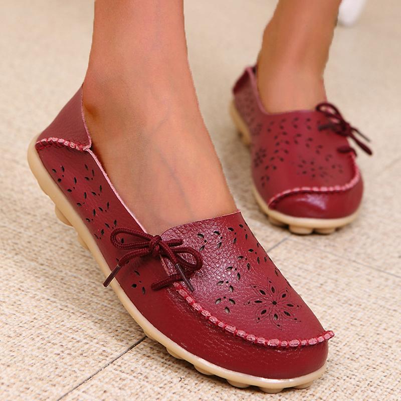 

2025 Женская обувь на плоской подошве, модная женская повседневная обувь, дышащие женские мокасины, неглубокие удобные туфли для мам, женские туфли Zapatillas Mujer 35