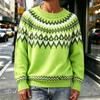 Women's Neck Sweater - Soft Oversized Knit Pullover Top for Casual Everyday Wear