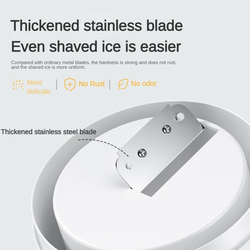 Compact Manual Ice Breaking Shaver, Household Hand Ice Crusher for Homemade Smoothie Raw Materials