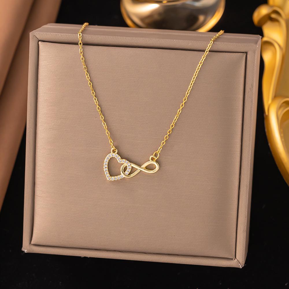 2025 Sommer Rote Kirsche Anhänger Halskette - Japanisch & Koreanisch Inspiriert Leichter Luxus Schlüsselbeinkette für Damen, Titanstahl.