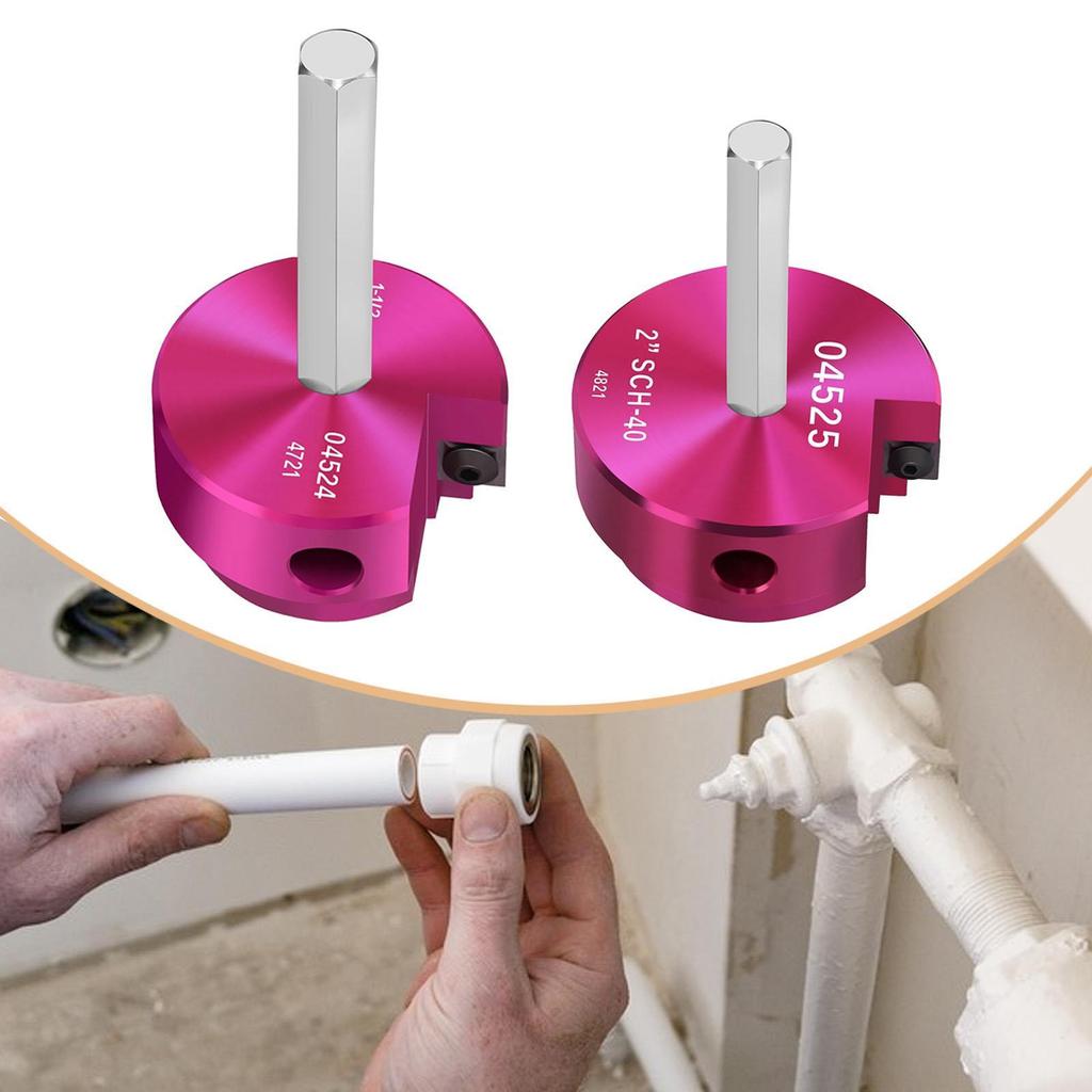 Heavy Duty PVC Pipe Reamer Tool for Pipe Fitting and Socket Expansion for Water Lines Installation