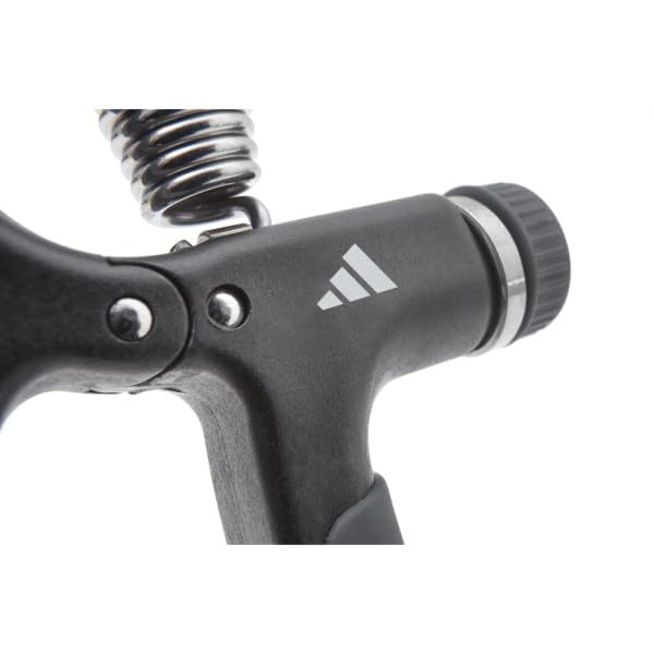 adidas Adjustable Grip Trainer, Resistance Levels 10-40kg, Black/Grey, ADAC-11400GR