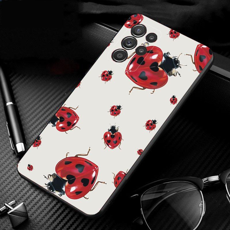 Phone Case For Samsung Galaxy S26 S25 S24 S23 S22 S21 Ultra S24 S23 S22 S21 S25 Plus S24 FE Ladybug