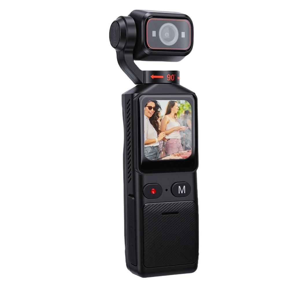 Handheld Camera 4K HD 140 Degrees  Wide Angle Touch Screen Anti Shake Handheld Camcorder with 180 Degrees  Rotating