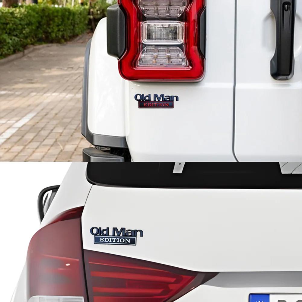 3D Metal Emblem Car Chrome Sticker OLD MAN EDITION High Universality Fitment