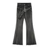 Womens High-Waisted Flared Jeans Slim Fit Stretchy Casual Pants Fashionable Ladies