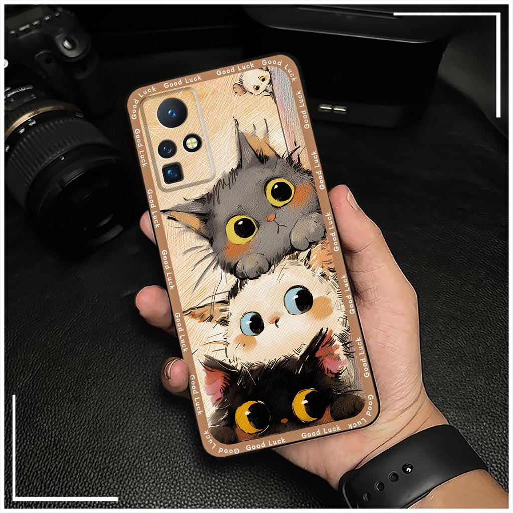 Full Wrap Phone Pouch Phone Case For Infinix Zero X/X Pro/X6811/X6811B Durable Anti-knock Graffiti Dirt-resistant Cute