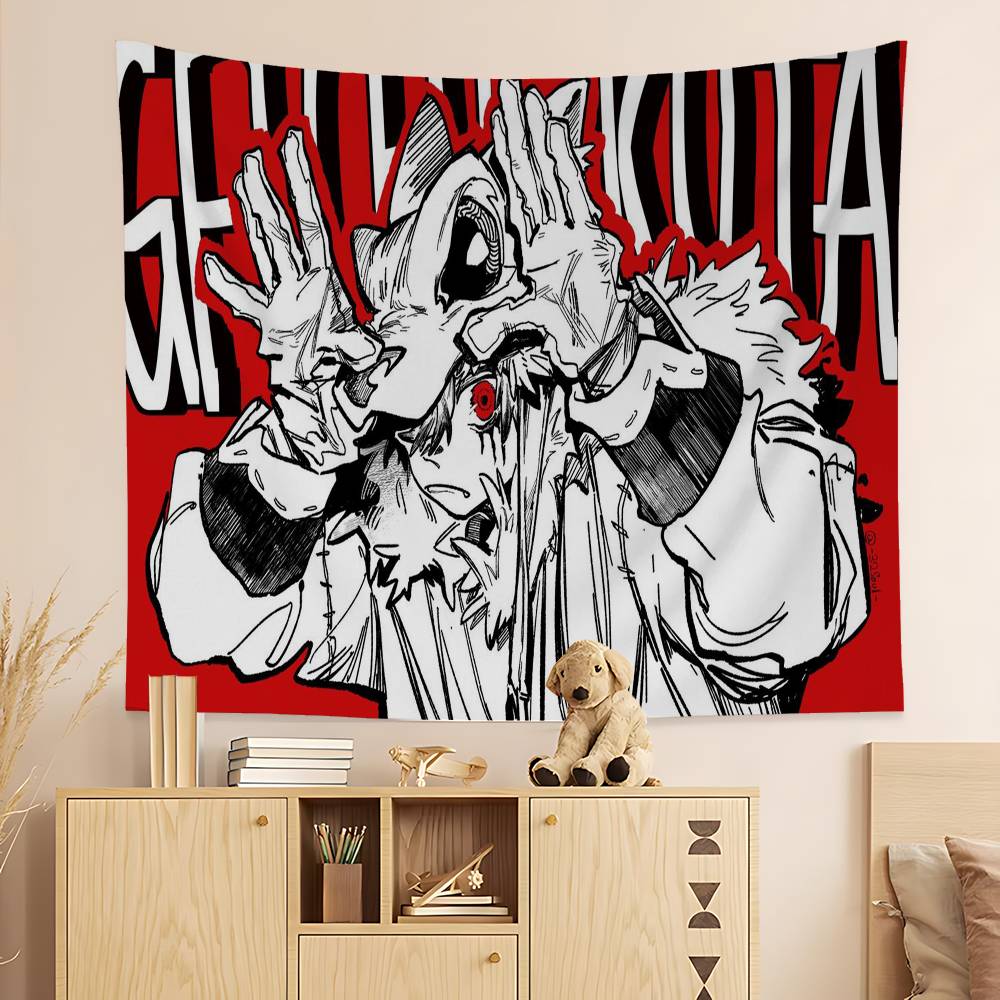 Japan Anime Gachiakuta Anime Hangend Boheems Wandkleed Boheemse Wandtapijten Mandala Kawaii Kamerdecoratie